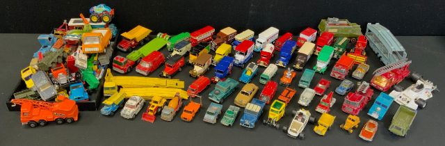 Diecast Vehicles - Dinky toys, Corgi, Matchbox Lesney etc Cars, Vans, UFO interceptor, Racing cars
