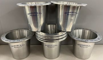 A set of nine Heidsieck &Co. Monopole Champagne / ice buckets, (9).