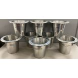 A set of eight Heidsieck &Co. Monopole Champagne / ice buckets, (8).