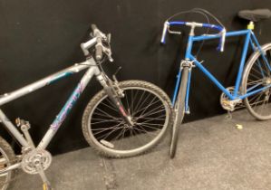 A ‘Vintage’ Paris Cycles Racing bike, in sky blue, six speed; another, mountain bike, (2).