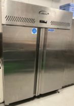 A Williams Professional kitchen grade two-door fridge, model number HJ2SA R1 JADE.