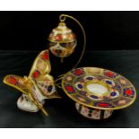 Celebrating the Golden Anniversary of Old Imari solid gold band; Royal Crown Derby 1128 pattern