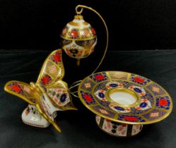 Celebrating the Golden Anniversary of Old Imari solid gold band; Royal Crown Derby 1128 pattern