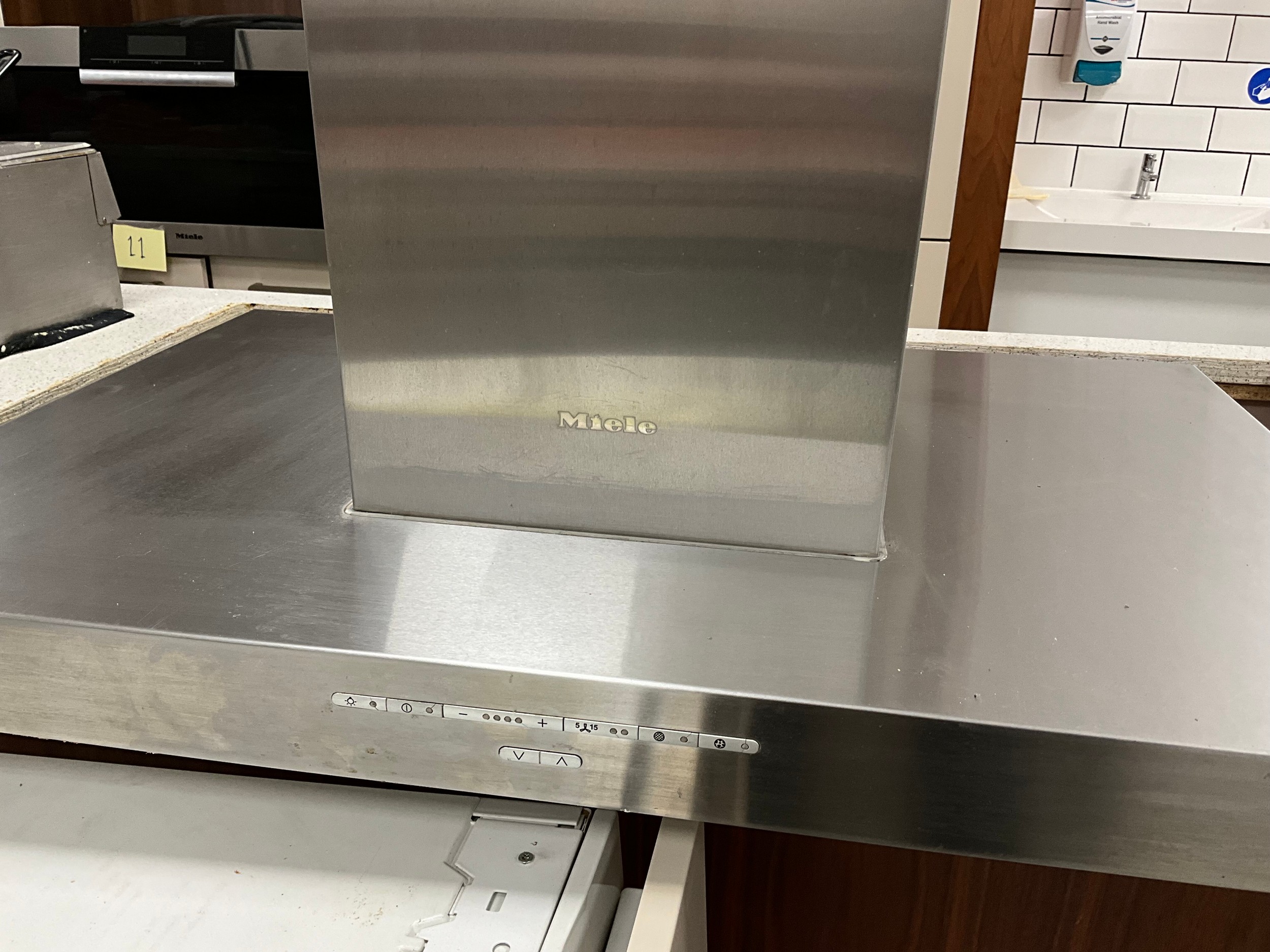 A Miele 90cm, variable height island extractor hood, model number DA 420 V. - Image 2 of 2