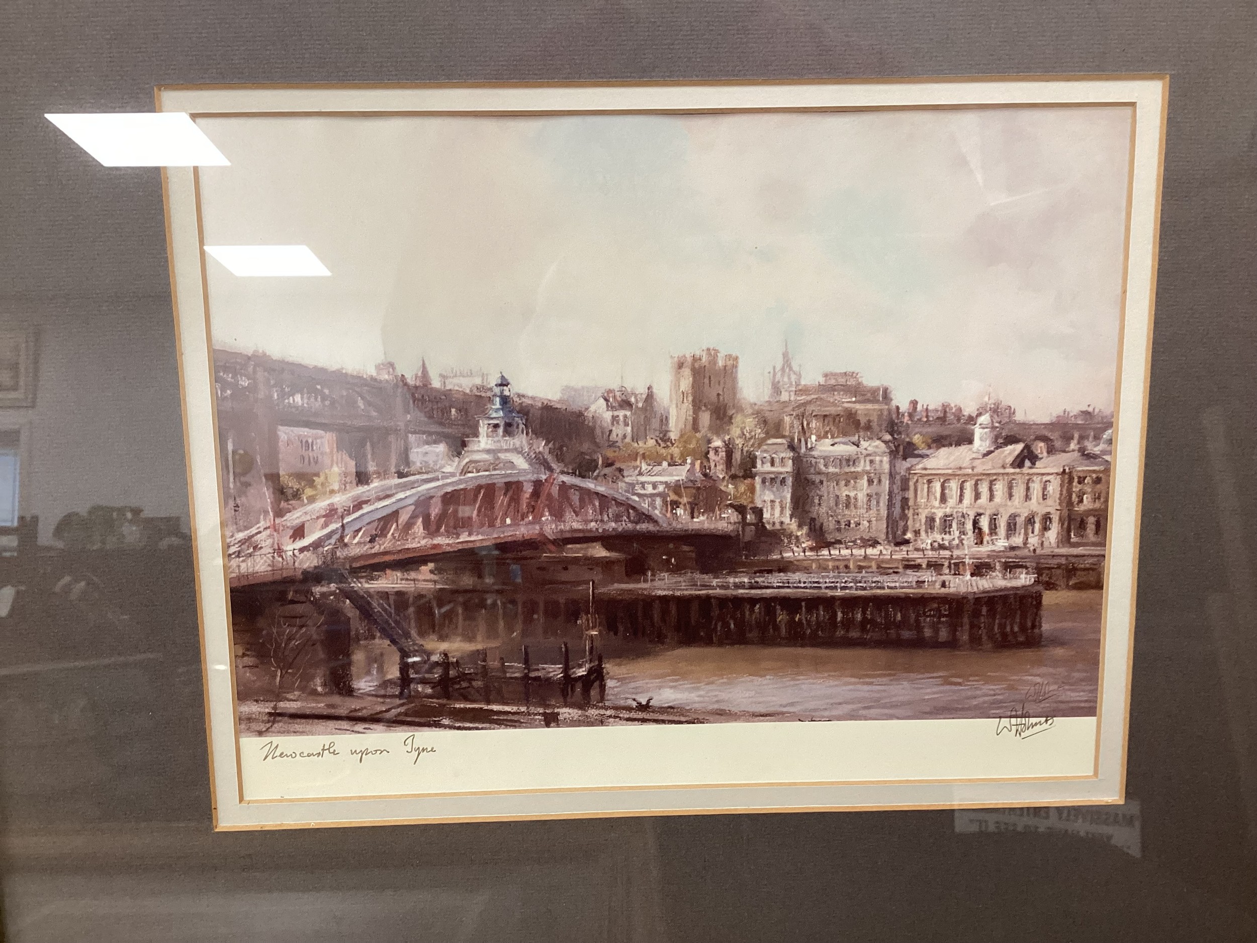 Walter Homes prints, ‘Newcastle Upon Tyne’, ’North Shields Fish Quay', 'Low Light, North Shields', - Bild 4 aus 4