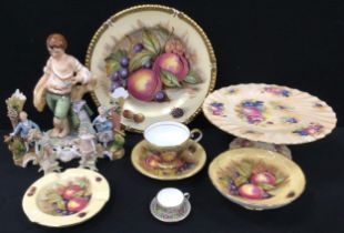 Royal Crown Derby figure of ‘Summer’ painted and signed, ME Townsend, 24cm high, others similar;