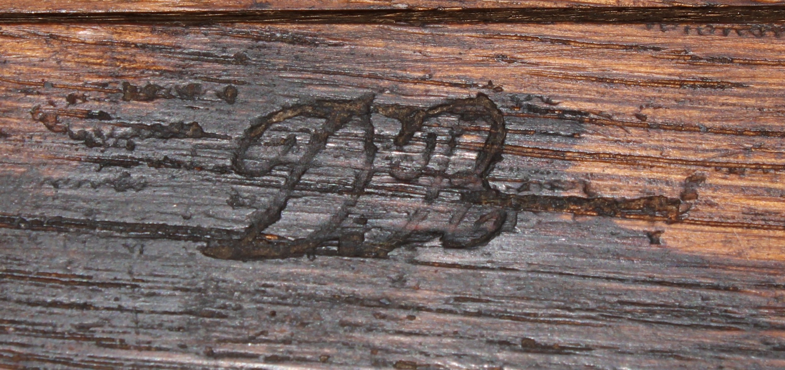 A late 19th century French cherry drop-leaf extending dining table, two additional leaves, one - Image 4 of 4