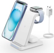 RRP £35.99 JoyGeek 3 in 1 Wireless Charging Station