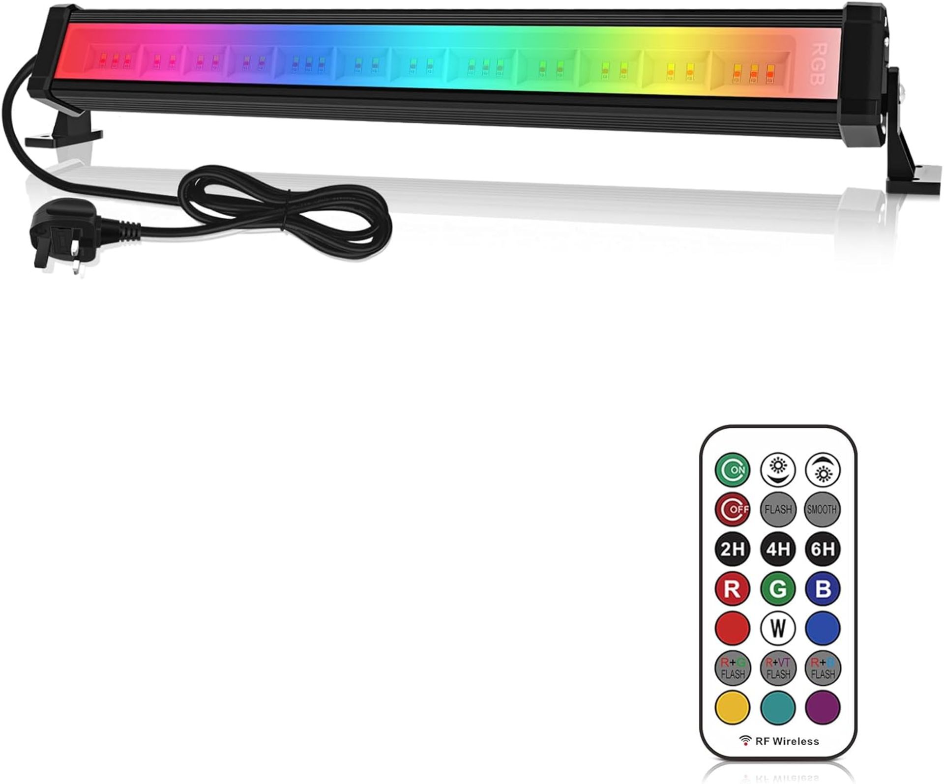 RRP £32.99 Linke LED RGB Light Bar 42W Wall Washer Light 3350LM Extremely Bright Adjustable Remote