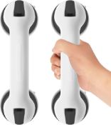 RRP £28.99 Newthinking 2-Pack Suction Bathroom Grab Rails, Hand Rail for Elderly, Portable