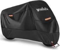 RRP £100 Set of 5 x MOSFiATA 210D Waterproof Motorcycle Cover Thick Oxford Fabric with Locking