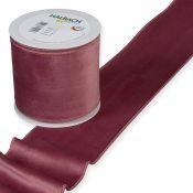 RRP £60 Set of 3 x FloristryWarehouse Dusky Pink Christmas Velvet Fabric Ribbon 100mm (4") Wide on