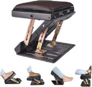 RRP £51.99 SurmountWay Adjustable Footrest with Removable Soft Foot Rest Pad Max-Load 120Lbs with