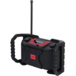 RRP £99.99 Worksite DAB/DAB+ & FM Radio by Labgear, Rugged Water-Resistant Bluetooth Speaker, Stereo