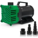 RRP £99 BARST 6500L/H Submersible Water Pump High Lift Pond Pump with 10m Power Cord Ultra Quiet