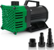 RRP £99 BARST 6500L/H Submersible Water Pump High Lift Pond Pump with 10m Power Cord Ultra Quiet