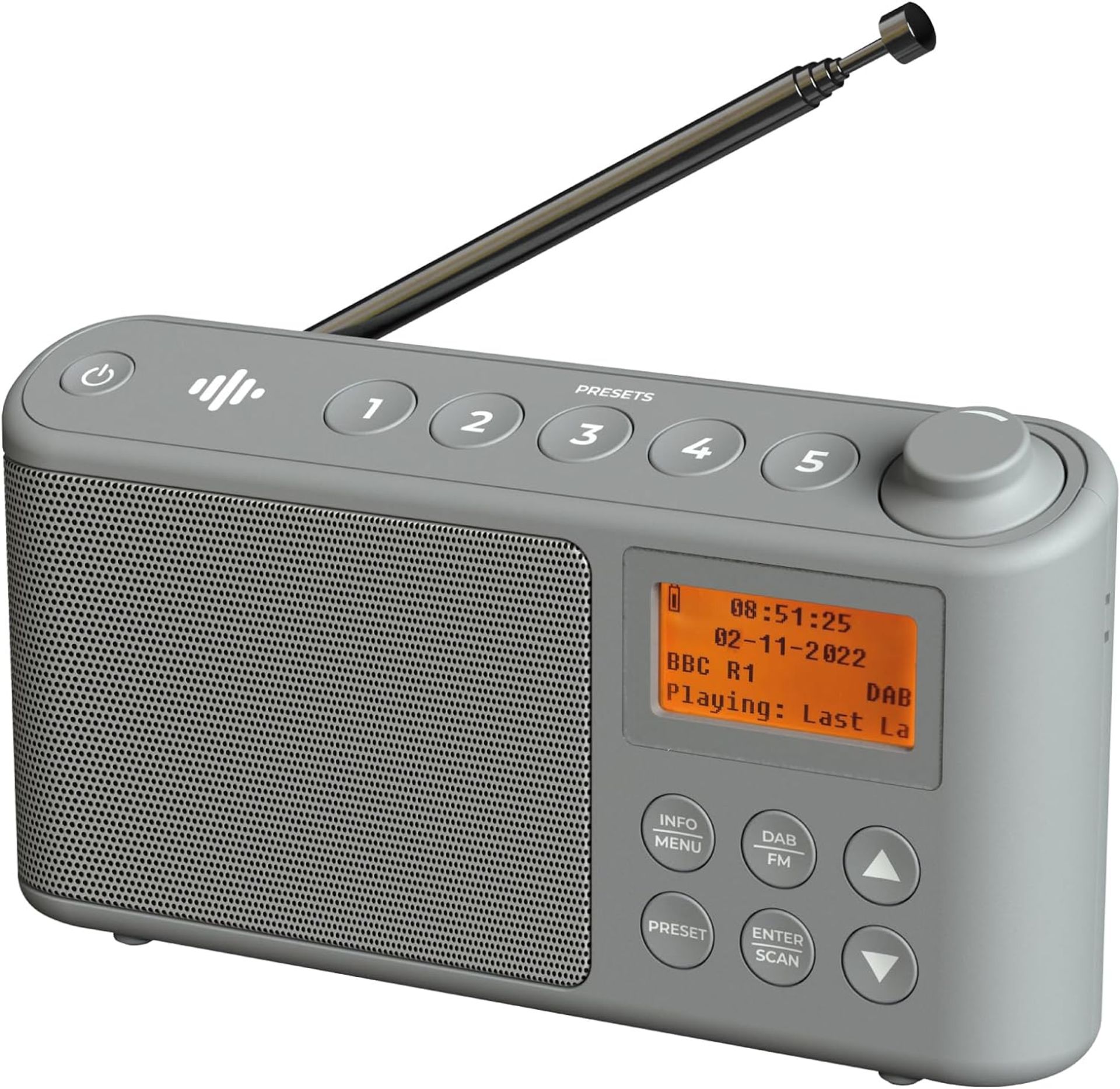 RRP £39.99 i-Box DAB Radio Portable, DAB Plus/DAB Radio, FM Radio, Small Radio, Portable Radios