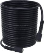 RRP £38.99 Tool Daily High Pressure Washer Hose 50 FT X 1/4 Inch, 3600 PSI, M22 14mm, Replacement