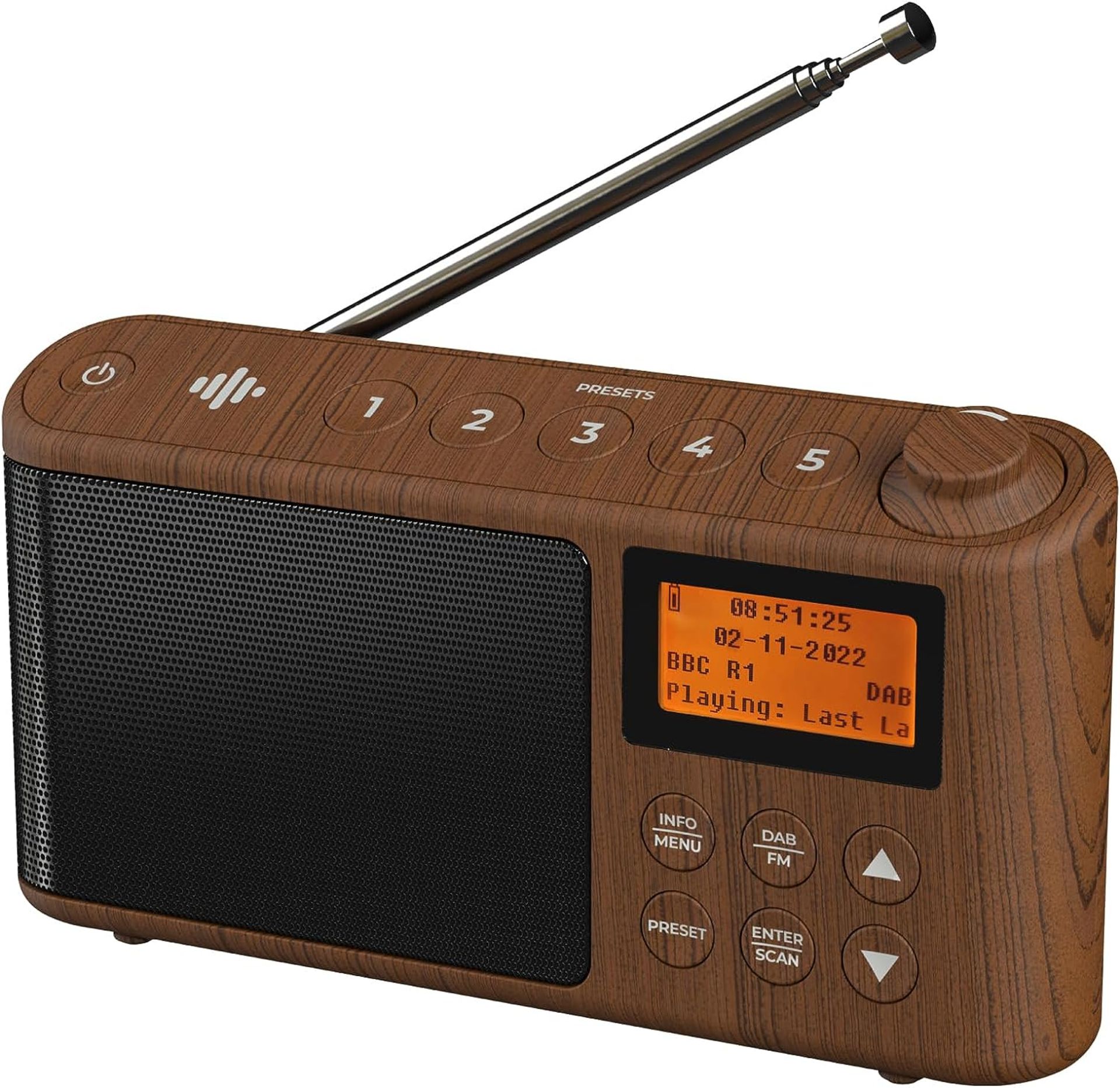 RRP £44.99 i-Box DAB Radio Portable, DAB Plus/DAB Radio, FM Radio, Small Radio, Portable Radios