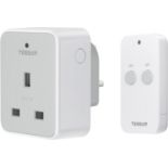 TESSAN Remote Control Plug Socket, Remote Socket with 30m Operating Range, Programmable Wireless