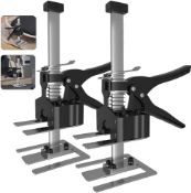 RRP £31.99 Labor Saving Arm Tool 2PCS Hand Jack Lift, Wall Tile Locator, Multi-Function Height