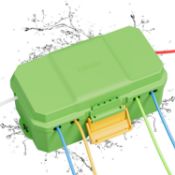 RRP £29.99 Diivoo Outdoor Waterproof Electrical Box, Large Size 6 Cable Seal Entry, IP54 Weather