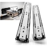 RRP £43.99 AOLISHENG Heavy Duty Drawer Runners 750mm 68KG Load Capacity Strong Long Fully