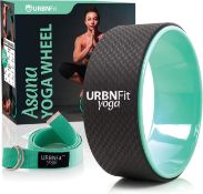 RRP £17.99 URBNFit Yoga Wheel - Stationary Prop to Assist Stretching, Flexibility, Backbends &