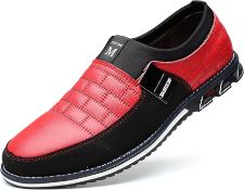 RRP £41.99 COSIDRAM Mens Casual Shoes Sneakers Slip on Loafers Comfort Mocassins, 48 EU