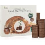 RRP £34 Set of 2 x OwnGrown Coco Coir Seed Compost Pellets : 125 Coconut Coir Plugs for Seeds – Peat