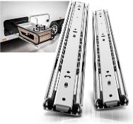 RRP £41.99 AOLISHENG Heavy Duty Drawer Runners 700mm 68KG Load Capacity Strong Long Fully