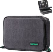 RRP £50 Set of 3 x UGREEN Travel Accessories, Portable Bag Electronics Organisers