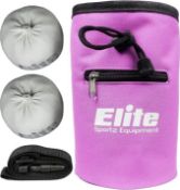 RRP £28 Set of 2 x Elite Sportz Chalk Ball Set With 2 x 100% Natural Magnesium Carbonate Chalk Balls