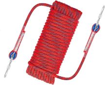 RRP £29.99 Awroutdoor Climbing Rope - 20M Home Fire Emergency Escape Rock Rope,10.5mm