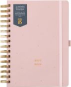 RRP £40 Set of 2 x Busy B Mid Year 17 Month Busy Life Planner August 2023 - December 2024 - Rose -