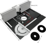 RRP £75.99 Router Table, Table Saws for Woodworking, Router Table Insert Plate