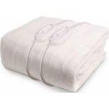 RRP £79.99 Homefront Electric Blanket Super King Size Dual Control 203x182CM Fitted Heated