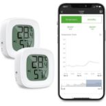 RRP £18.99 Newest Brifit Room Thermometer Hygrometer, Bluetooth 5.0 Digital Room Thermometer Indoor,