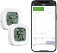 RRP £18.99 Newest Brifit Room Thermometer Hygrometer, Bluetooth 5.0 Digital Room Thermometer Indoor,