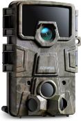 RRP £79.99 CEYOMUR Wildlife Camera, Trail Camera 36MP HD with 120° Detection Angle Loop Recording,