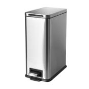 RRP £42.99 JM ·YIPENG Bathroom Bin 17L, Kitchen Bins Small Trash Can with Soft Close Lid,Slim