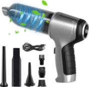 RRP £32.99 ConBlom 3 in 1 Mini Handheld Vacuum Cleaner, Small PC Cleaner with Brushless Motor