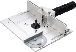 RRP £45.99 Router Table Insert Plate, Aluminum Router Table Plate for Woodworking, Trimming