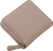 RRP £44 Set of 4 x AURA Small Ladies Purse - Stylish RFID Blocking Card Wallet for Women - Compact