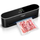 RRP £29.99 FRESKO Hands-Free Full Automatic Vacuum Sealer Machine, Automatic Moisture Detection Food