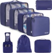 RRP £19.99 BAGAIL Packing Cubes for Suitcase 8 Set, Lightweight Luggage Packing Organizers Packing