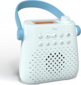 RRP £44.99 DAB Radio Portable, DAB Plus/DAB Radio, FM Radio, Shower Speaker, Water Resistant, IPX5