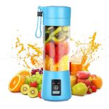 Portable Blender Bottle for Shakes and Smoothies, Multi-Function & USB Rechargeable Fresh Juicer