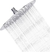 Shower Head, sinzau 10 Inch Round Rain Showerhead, 304 Stainless Steel, Ultra-Thin Design-Best