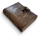 RRP £24.99 Handmade Leather Diary – Celtic Embossed Travel Notebook – Antique Tree of Life